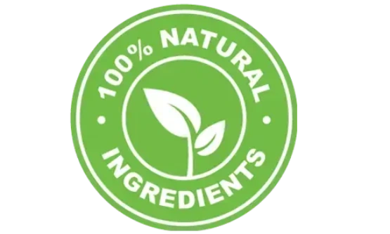 100% natural plant-based formula, no additives
