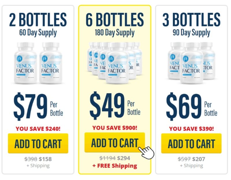 Special pricing offer for natural weight support formula